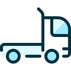 Shipment Truck 2 Icon from Ultimate Duotone Set