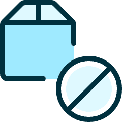 Shipment Disable Icon from Ultimate Duotone Set