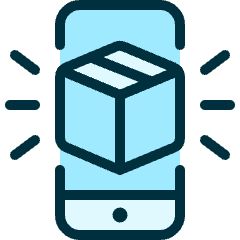 Shipment Smartphone Arrive Icon from Ultimate Duotone Set