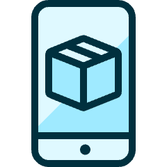 Shipment Smartphone Icon from Ultimate Duotone Set