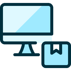 Shipment Monitor 1 Icon from Ultimate Duotone Set