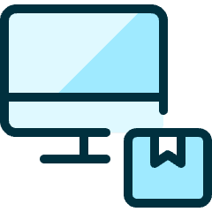 Shipment Monitor Icon from Ultimate Duotone Set