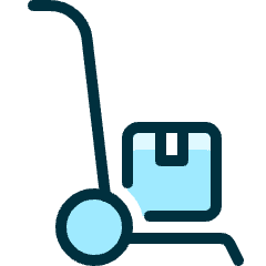Warehouse Cart Package Icon from Ultimate Duotone Set