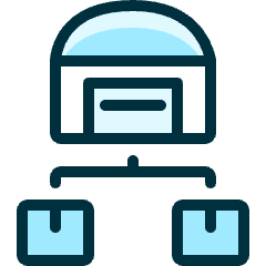 Warehouse Package Icon from Ultimate Duotone Set