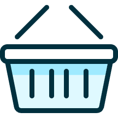 Shopping Basket 1 Icon from Ultimate Duotone Set