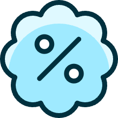 Discount Bubble Icon from Ultimate Duotone Set