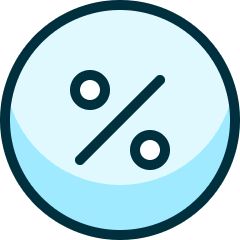 Discount Circle Icon from Ultimate Duotone Set