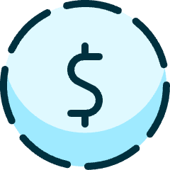 Discount Dollar Dash Icon from Ultimate Duotone Set
