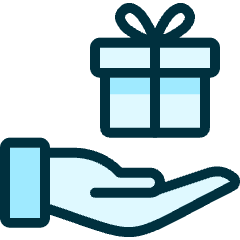 Products Give Gift 1 Icon from Ultimate Duotone Set