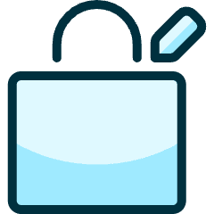 Shopping Bag Tag 1 Icon from Ultimate Duotone Set
