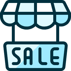 Shop Sale Icon from Ultimate Duotone Set