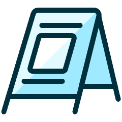 Shop Street Sign Icon from Ultimate Duotone Set