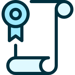 Certified Certificate Icon from Ultimate Duotone Set