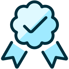 Certified Ribbon 1 Icon from Ultimate Duotone Set