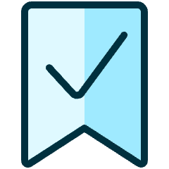 Certified Ribbon 2 Icon from Ultimate Duotone Set