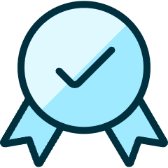 Certified Ribbon Icon from Ultimate Duotone Set