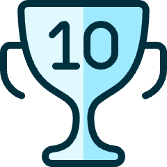 Gaming Trophy 10 Icon from Ultimate Duotone Set