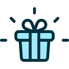 Gift Box 1 Icon from Ultimate Duotone Set