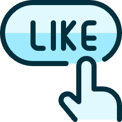 Like Click Icon from Ultimate Duotone Set