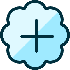 Like Plus Bubble Icon from Ultimate Duotone Set
