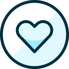 Love It Circle Icon from Ultimate Duotone Set