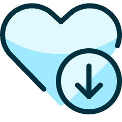 Love It Download Icon from Ultimate Duotone Set