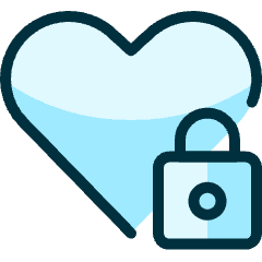 Love It Lock Icon from Ultimate Duotone Set