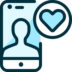 Love It Phone Icon from Ultimate Duotone Set