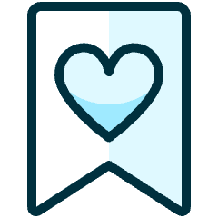 Love It Ribbon Icon from Ultimate Duotone Set