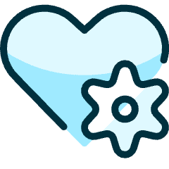 Love It Settings Icon from Ultimate Duotone Set