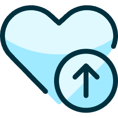 Love It Upload Icon from Ultimate Duotone Set