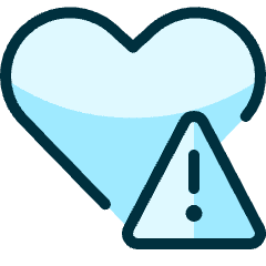 Love It Warning Icon from Ultimate Duotone Set