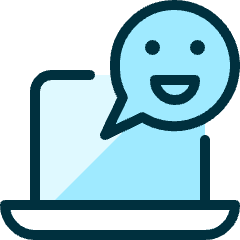 Mood Happy Laptop Icon from Ultimate Duotone Set