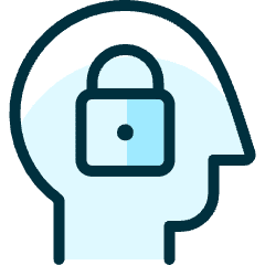 Mood Lock Head Icon from Ultimate Duotone Set