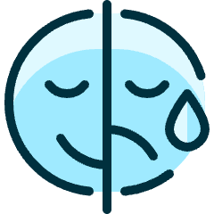 Mood Moody Icon from Ultimate Duotone Set