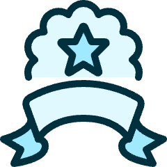 Ranking Ribbon 1 Icon from Ultimate Duotone Set