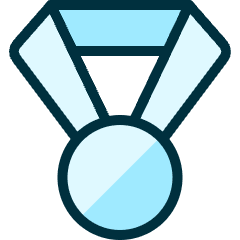 Ranking Winner Medal Icon from Ultimate Duotone Set