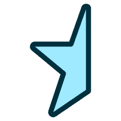 Rating Half Star Icon from Ultimate Duotone Set