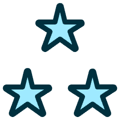 Rating Star Three Icon from Ultimate Duotone Set