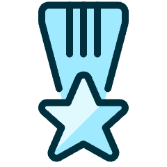 Award Medal 2 Icon from Ultimate Duotone Set