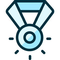 Award Medal Shine Icon from Ultimate Duotone Set