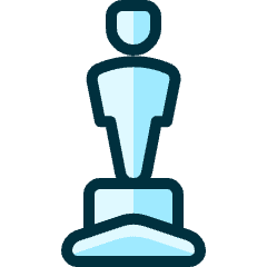 Award Oscar Icon from Ultimate Duotone Set