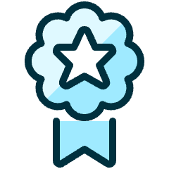 Award Ribbon Star Icon from Ultimate Duotone Set