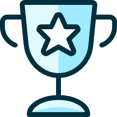 Award Trophy Star 1 Icon from Ultimate Duotone Set