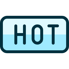 Trends Hot 1 Icon from Ultimate Duotone Set