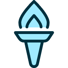 Trends Torch 2 Icon from Ultimate Duotone Set