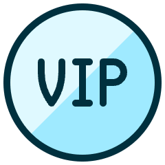 Vip Circle Icon from Ultimate Duotone Set