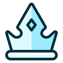 Vip Crown King 1 Icon from Ultimate Duotone Set