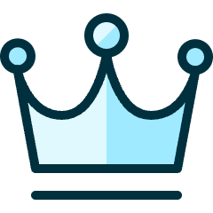 Vip Crown Queen 1 Icon from Ultimate Duotone Set