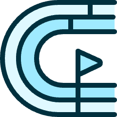 Athletics Running Icon from Ultimate Duotone Set